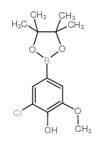 2-氯-6-甲氧基-4-(4,4,5,5-四甲基-1,3,2-二氧杂硼烷-2-基)苯酚图片