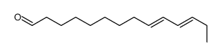 tetradeca-9,11-dienal Structure