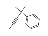 4-methyl-4-phenyl-2-pentyne Structure