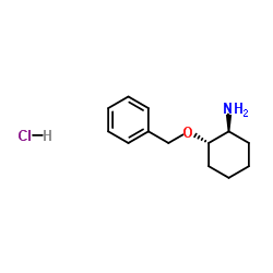 S,S-2-苯甲氧基环己胺盐酸盐结构式