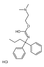 2-(1,1-diphenylbutylcarbamoyloxy)ethyl-dimethyl-azanium chloride picture