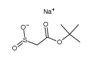 sodium t-butoxycarbonylmethanesulphinate Structure