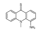 4-amino-10-methylacridine-9-thione Structure