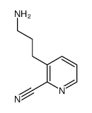 3-(3-aminopropyl)pyridine-2-carbonitrile结构式