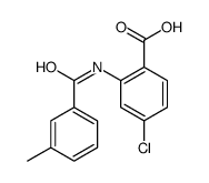 4-chloro-2-[(3-methylbenzoyl)amino]benzoic acid结构式