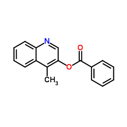 4-Methyl-3-quinolinyl benzoate结构式