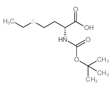 BOC-D-2-AMINO-4-(ETHYL(THIO))BUTYRIC ACID structure