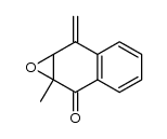 1a-methyl-7-methylene-7,7a-dihydronaphtho[2,3-b]oxiren-2(1aH)-one结构式