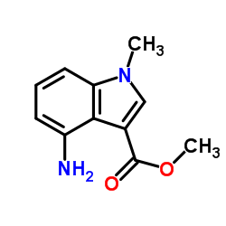 1H-Indole-3-carboxylicacid,4-amino-1-methyl-,methylester(9CI) picture