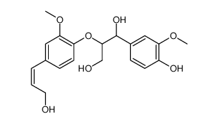 guaiacylglycerol-beta-coniferyl ether structure