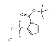 Potassium trifluoro(1-{[(2-methyl-2-propanyl)oxy]carbonyl}-1H-pyr rol-2-yl)borate(1-) Structure