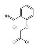 2-(2-carbamoylphenoxy)acetyl chloride Structure