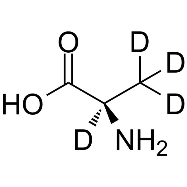 D-(2-2H)Alanine Structure