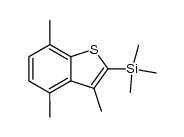 3,4,7-trimethyl-2-(trimethylsilyl)benzo[b]thiophene结构式