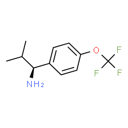 (1S)-2-METHYL-1-[4-(TRIFLUOROMETHOXY)PHENYL]PROPYLAMINE Structure