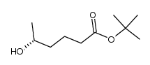 (R)-tert-butyl 5-hydroxyhexanoate structure