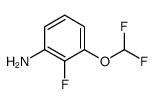 3-(difluoromethoxy)-2-fluoroaniline结构式