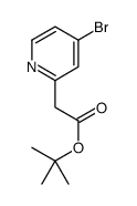 tert-Butyl 2-(4-bromopyridin-2-yl)acetate Structure