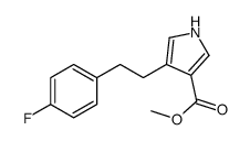 methyl 4-[2-(4-fluorophenyl)ethyl]-1H-pyrrole-3-carboxylate图片