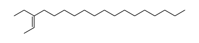 3-ethyl-octadec-2-ene Structure