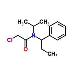 2-Chloro-N-isopropyl-N-(1-phenylpropyl)acetamide Structure