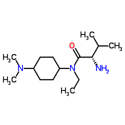 N-[4-(Dimethylamino)cyclohexyl]-N-ethyl-L-valinamide结构式