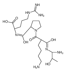 H-Thr-(psi)(NHCO)Lys-Pro-Arg-OH structure