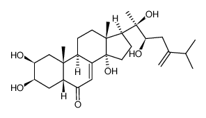 Polyporusterone B结构式