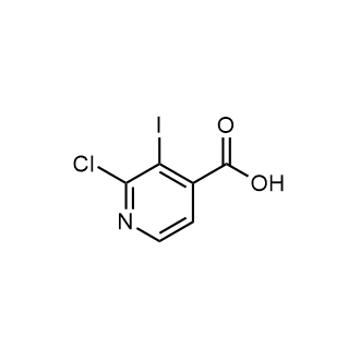 2-Chloro-3-iodopyridine-4-carboxylic acid structure