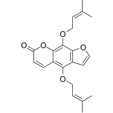 蛇床素结构式