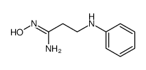 N'-hydroxy-3-(phenylamino)propanimidamide结构式