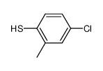 4-Chloro-2-methylbenzenethiol结构式