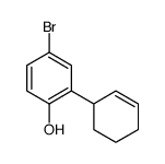 4-bromo-2-cyclohex-2-en-1-ylphenol结构式