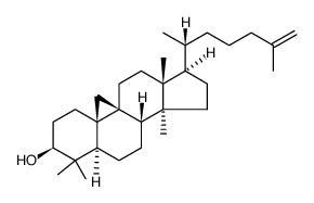 cycloart-25-en-3β-ol结构式