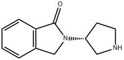 (R)-2-(Pyrrolidin-3-yl)isoindolin-1-one Structure