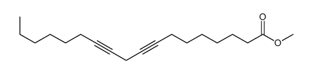 8,11-Octadecadiynoic acid methyl ester结构式