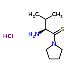 1-[(2S)-2-氨基-3-甲基-1-硫氧代丁基]吡咯烷结构式