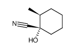 (+-)-1-hydroxy-2c-methyl-cyclohexane-r-carbonitrile结构式