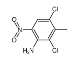 2,4-Dichloro-3-methyl-6-nitroaniline structure