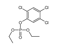 diethyl (2,4,5-trichlorophenyl) phosphate Structure