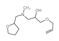 1-(methyl-(oxolan-2-ylmethyl)amino)-3-prop-2-enoxy-propan-2-ol结构式