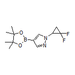 1-(2,2-Difluorocyclopropyl)-1H-pyrazole-4-boronic Acid Pinacol Ester Structure