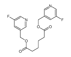 bis[(5-fluoropyridin-3-yl)methyl] hexanedioate Structure