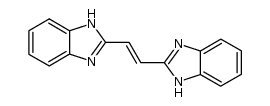 1H,1'H-2,2-ethene-1,2-diyl-bis-benzoimidazole结构式