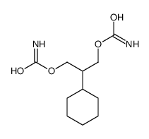 (3-carbamoyloxy-2-cyclohexylpropyl) carbamate Structure