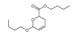 6-Butoxy-3,6-dihydro-2H-pyran-2-carboxylic acid butyl ester structure