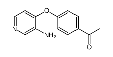 4-(4-acetylphenoxy)-5-aminopyridine结构式