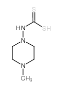 1-Piperazinecarbamicacid,4-methyldithio-(7CI,8CI) structure