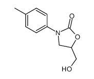 5-(Hydroxymethyl)-3-(4-methylphenyl)-1,3-oxazolidin-2-one结构式