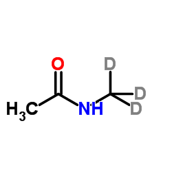 N-甲基乙酰胺-D3结构式